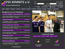 Tablet Screenshot of fsvkemnitz.de